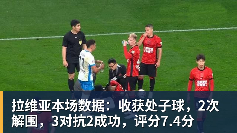 kaiyun体育拉维亚本场数据：收获处子球，2次解围，3对抗2成功，评分7.4分