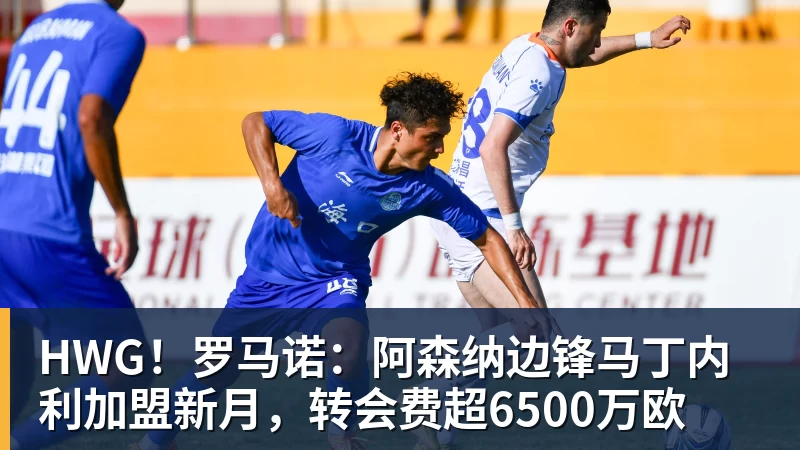 kaiyun体育HWG！罗马诺：阿森纳边锋马丁内利加盟新月，转会费超6500万欧